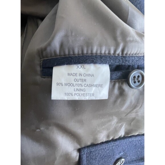 Peter Millar Men's Large Westport Wool & Cashmere Blue Bomber Zip Up Jacket 2XL - Picture 8 of 11